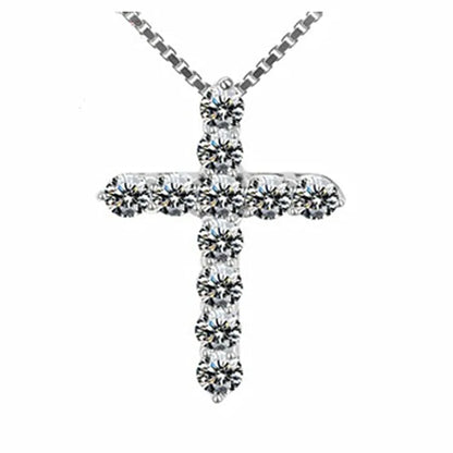 crystal cross necklace