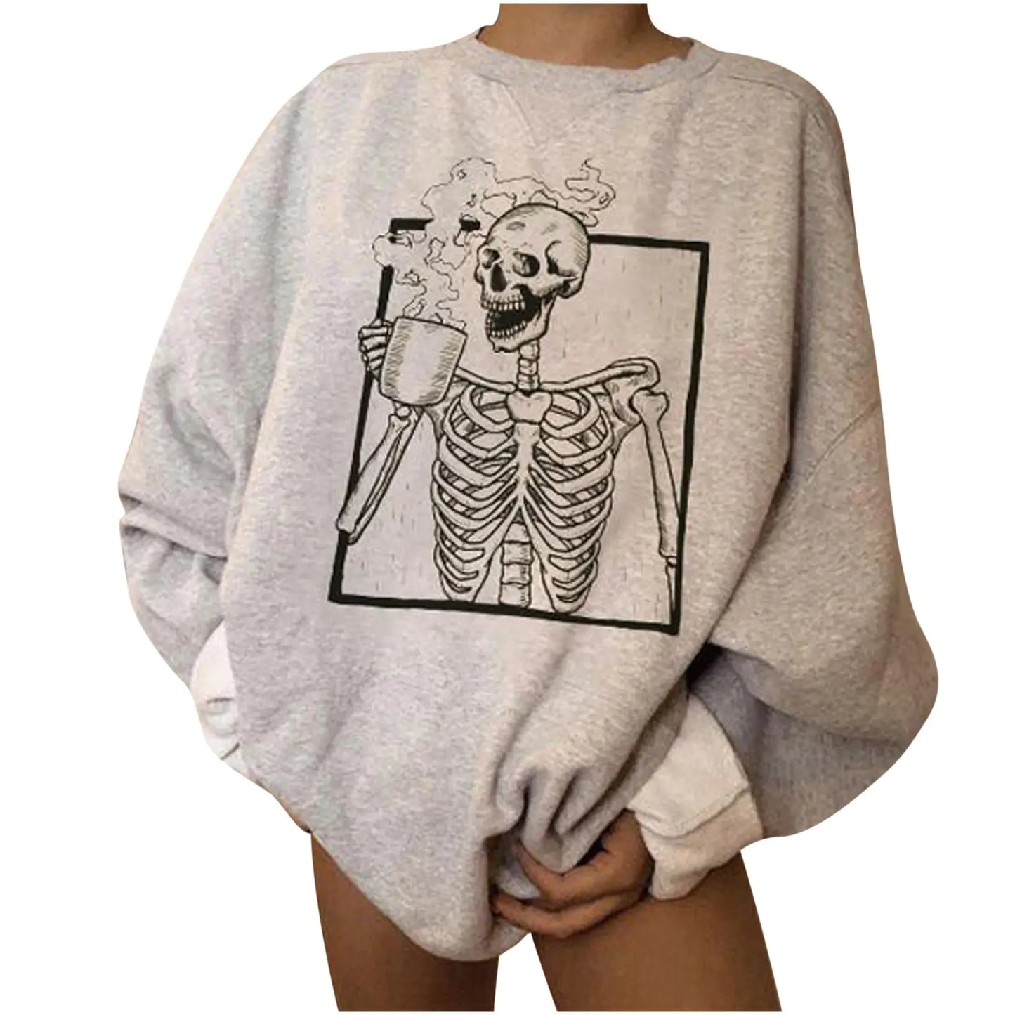 Halloween Print Sweatshirt