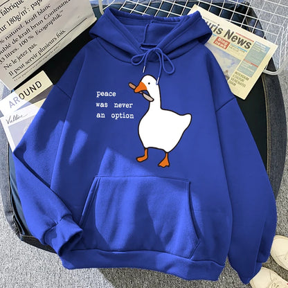 Cartoon duck hoodie