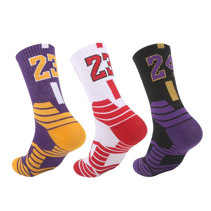 Breathable Non-Slip  Basketball Socks for Men, Women