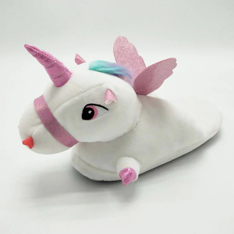 Unicorn Plush Slippers