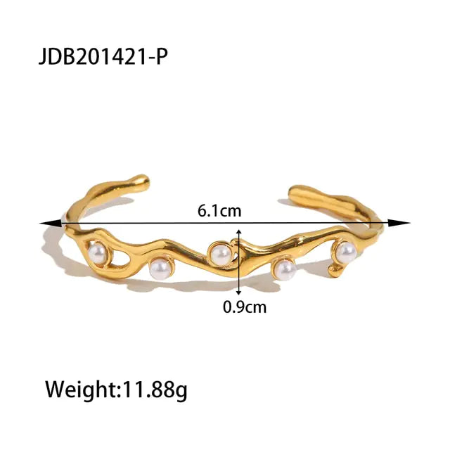 Waterproof 18k Gold Plated Stainless Steel Jewelry