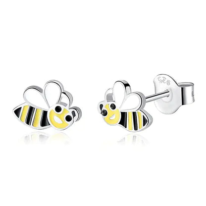 Cartoon Bee Earrings