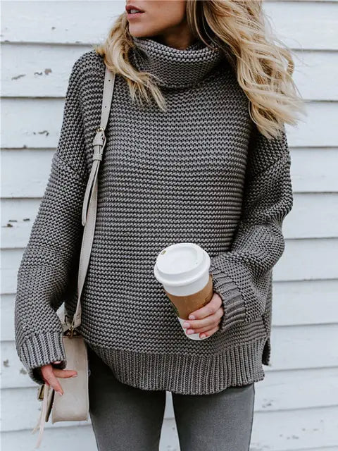 Knitted Turtleneck Sweater