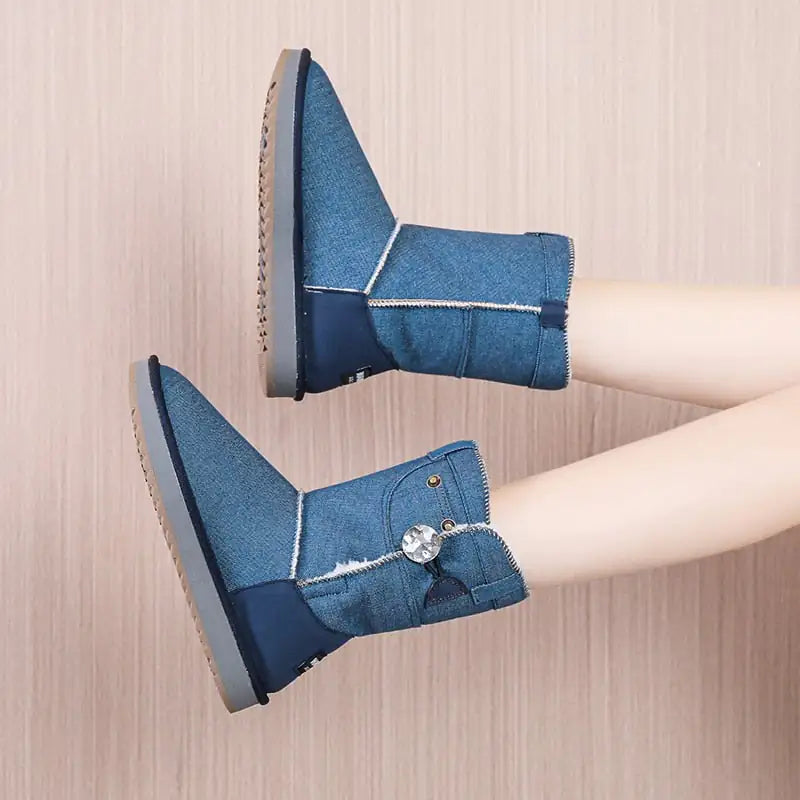 Ankle snow boots