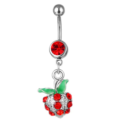 Cherry Pendant Belly Ring