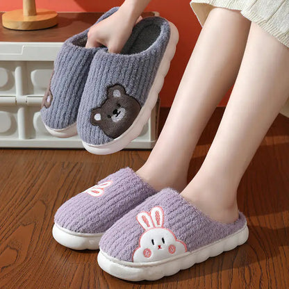 Warm Plush Cotton Shoes