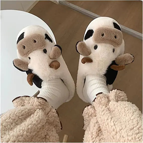 Cartoon Cow slippers