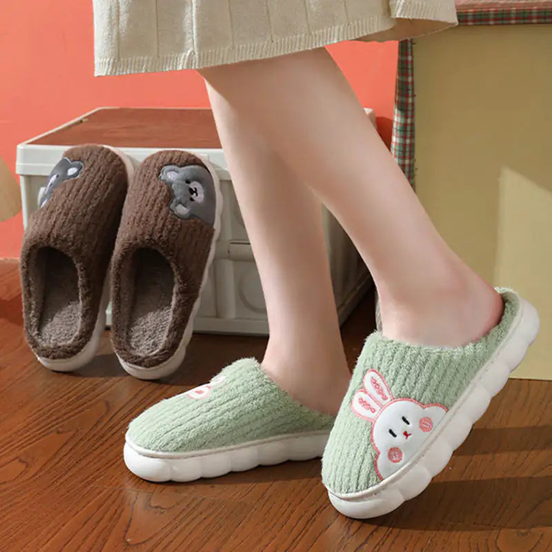 Warm Plush Cotton Shoes