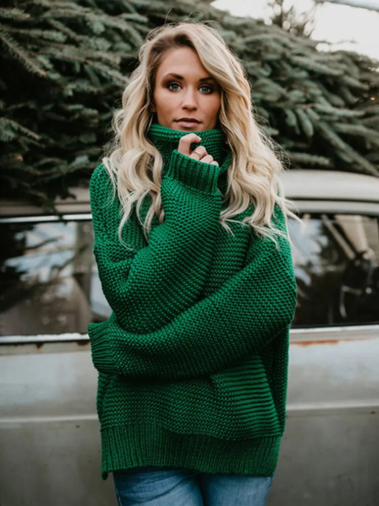 Knitted Turtleneck Sweater