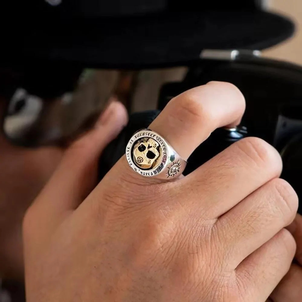 Vintage Skull Rings for Men