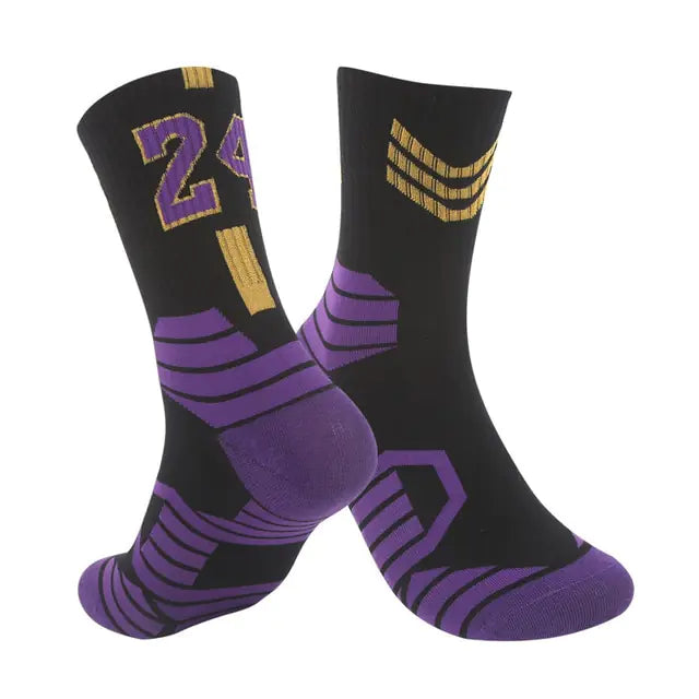 Breathable Non-Slip  Basketball Socks for Men, Women