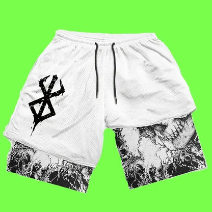 Y2K Men’s Anime Gym Shorts