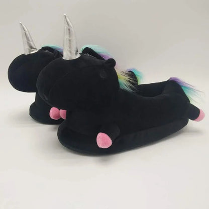 Unicorn Plush Slippers