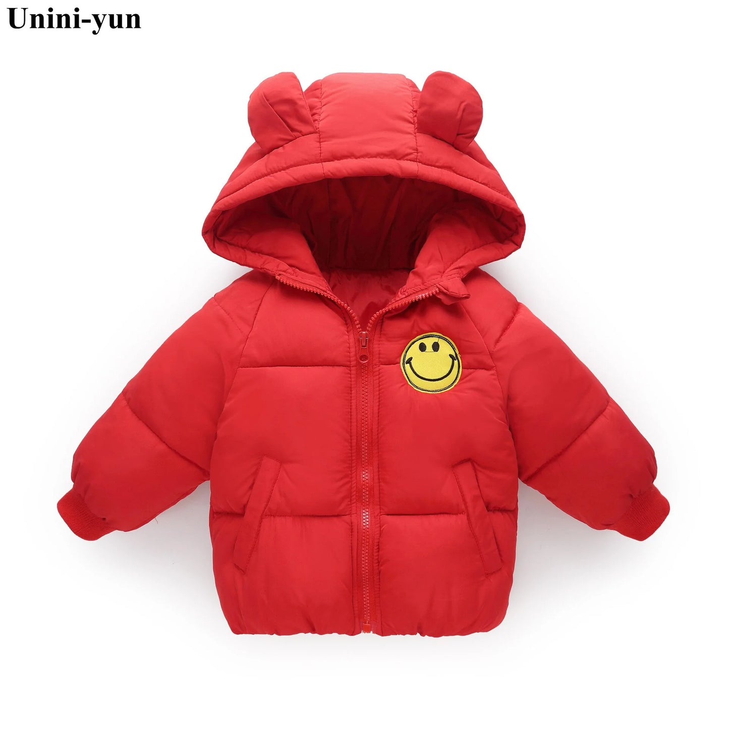 Kids Warm Hooded Coat