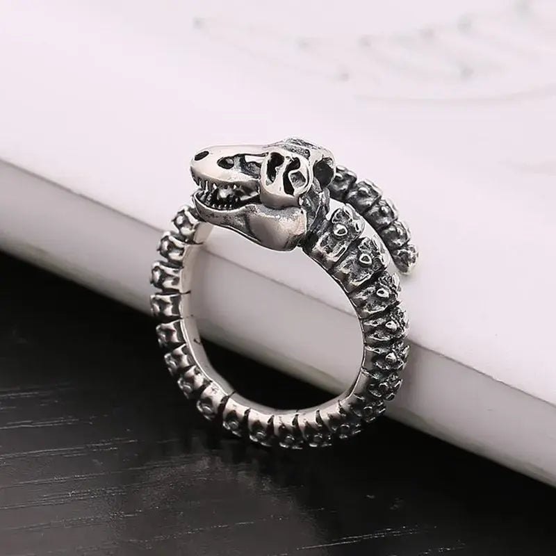 Adjustable Retro Skull Ring