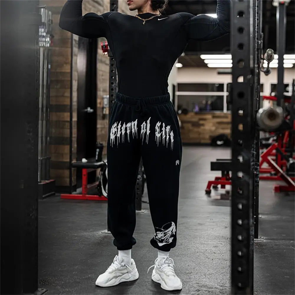 Men's Gym Joggers Cotton Pants