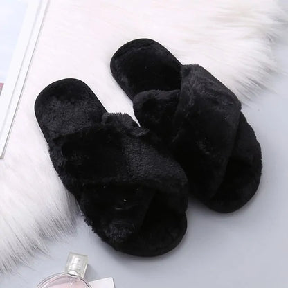 Women's Winter Faux Fur Slippers