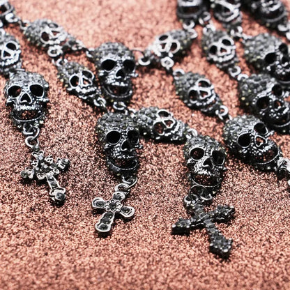 Fashion Skeleton Skull Crystal Jewelry