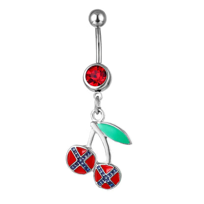 Cherry Pendant Belly Ring