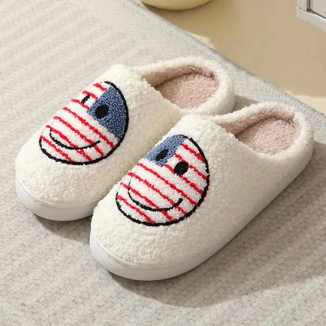 Smily face slippers