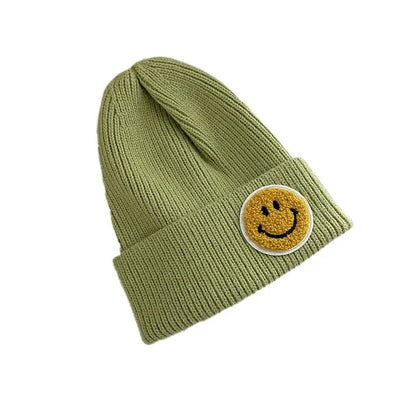 Smiley Face Warm Knitted beanie