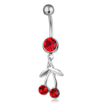 Cherry Pendant Belly Ring