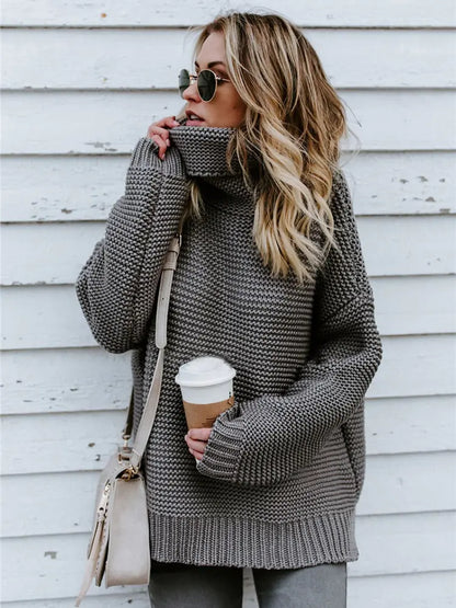 Knitted Turtleneck Sweater