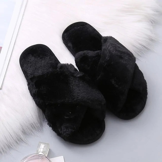 Women's Winter Faux Fur Slippers