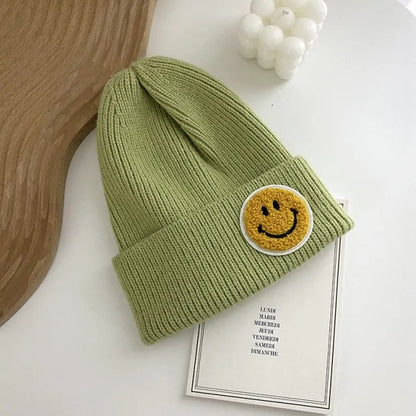 Smiley Face Warm Knitted beanie