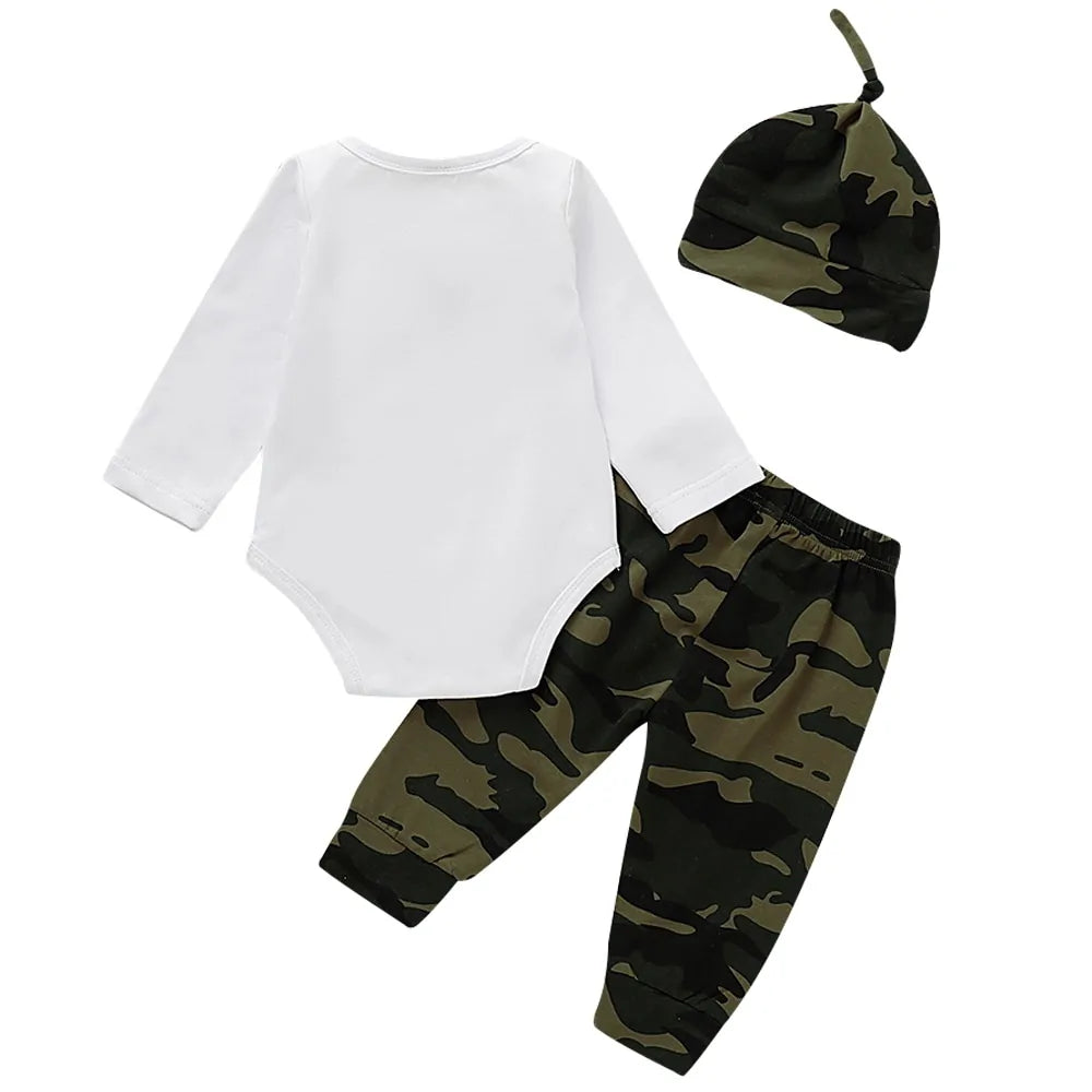 Cute 3PCS Set ladies i have arrived baby clothes