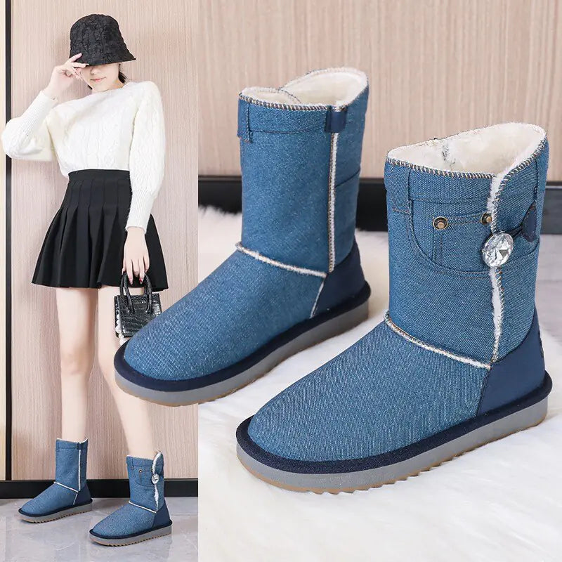 Ankle snow boots