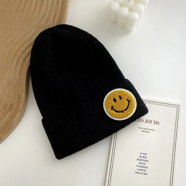 Smiley Face Warm Knitted beanie