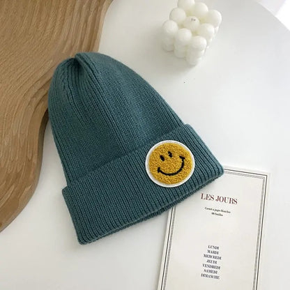 Smiley Face Warm Knitted beanie