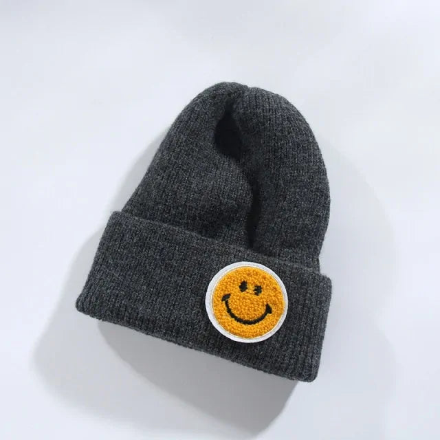 Smiley Face Warm Knitted beanie