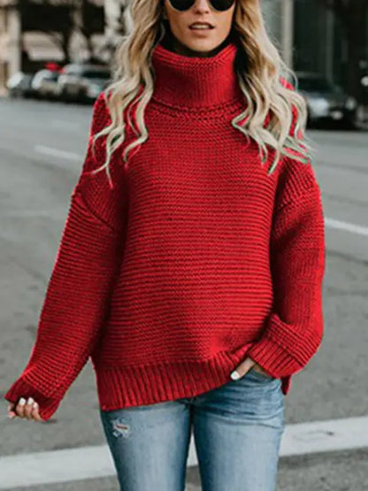 Knitted Turtleneck Sweater