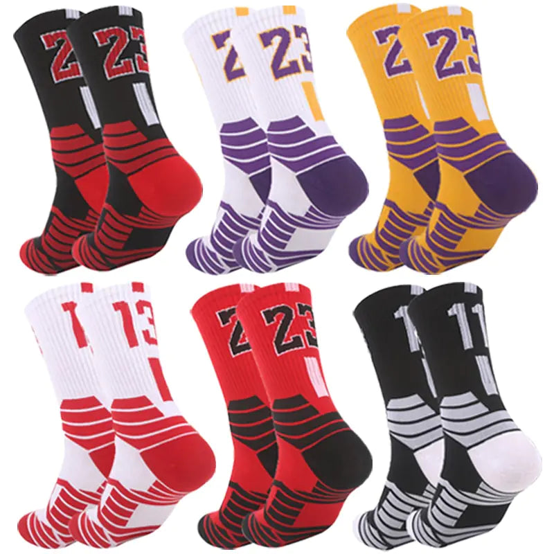 Breathable Non-Slip  Basketball Socks for Men, Women