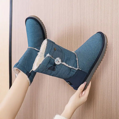 Ankle snow boots