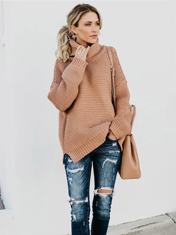 Knitted Turtleneck Sweater