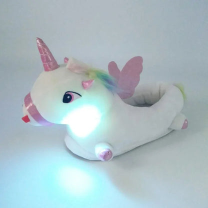 Unicorn Plush Slippers