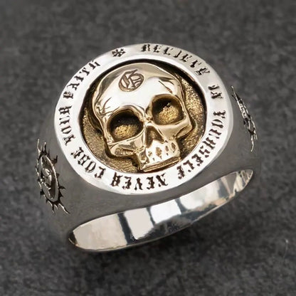 Vintage Skull Rings for Men