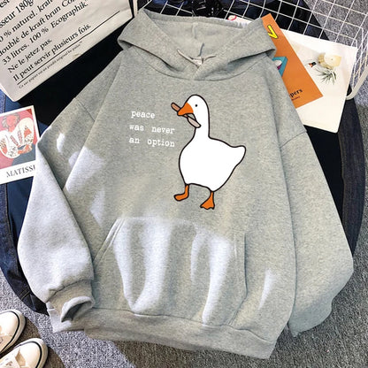 Cartoon duck hoodie