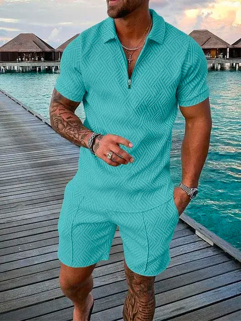 Men's Two-Piece Casual Sportswear Set