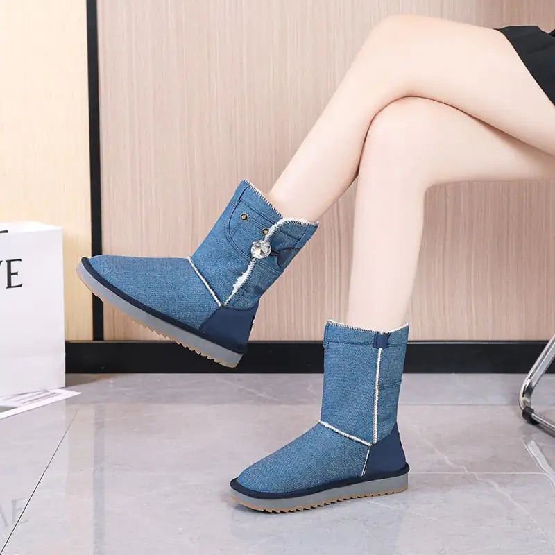 Ankle snow boots